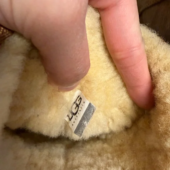 UGG Classic Brown Sheepskin Boots - Picture 12 of 14